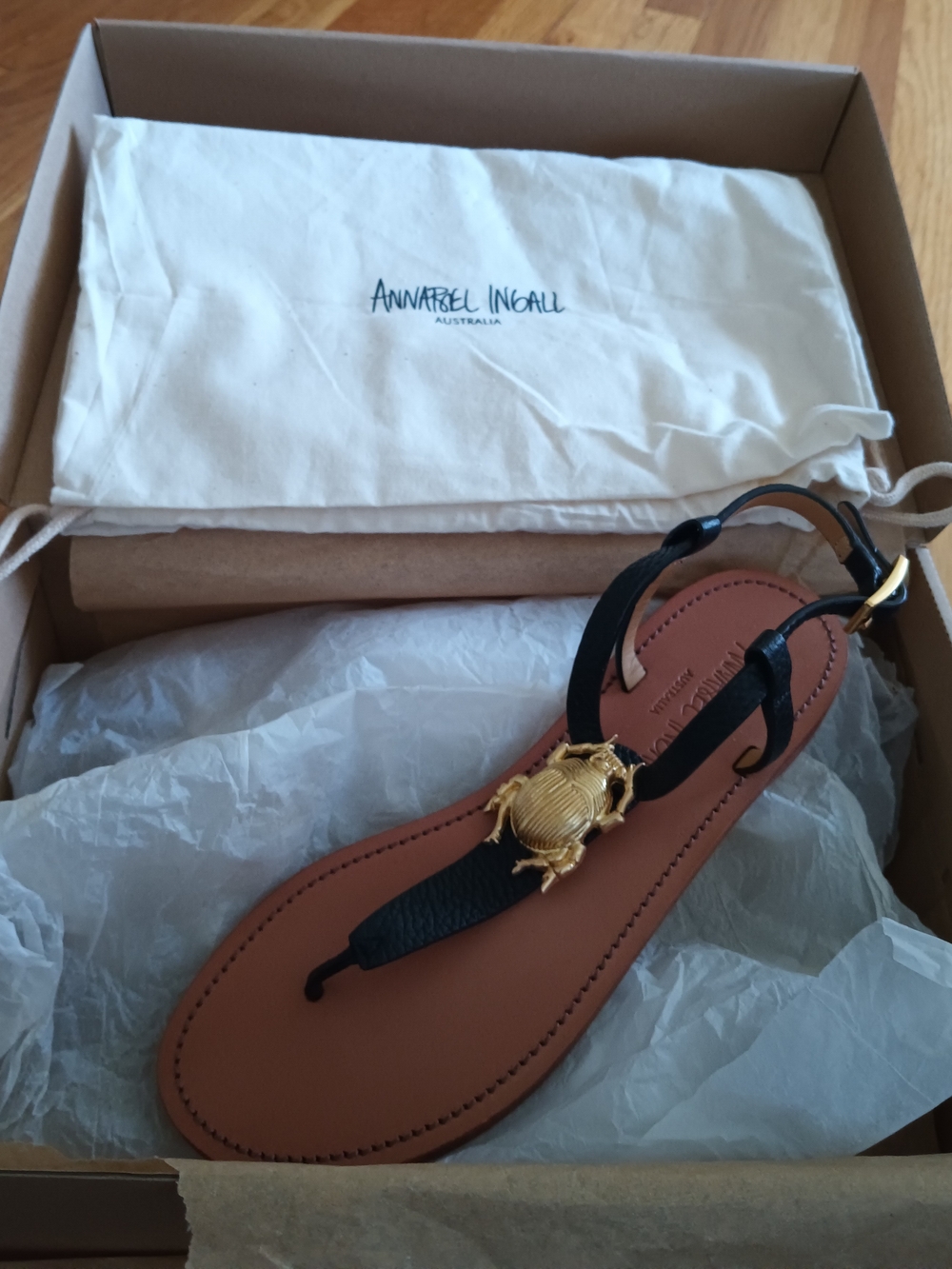Annabel Ingall Leather Strap Sandals